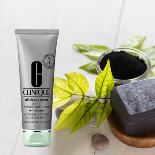 Hård ring udtryk akse Clinique All About Clean 2-in-1 Anti-Pollution Charcoal Mask & Scrub 1 –  Elixir Hair & Skincare
